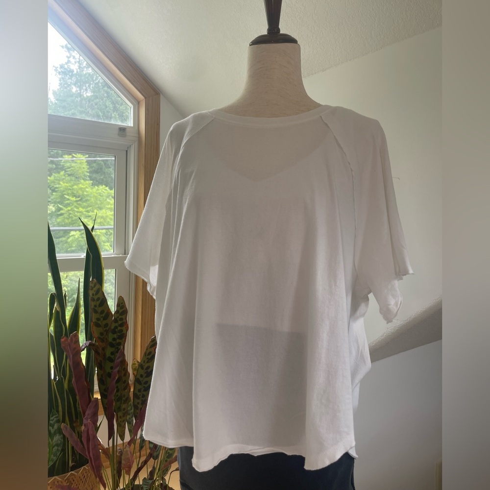 AS Revival by Altar’d State : White Short Sleeve Top